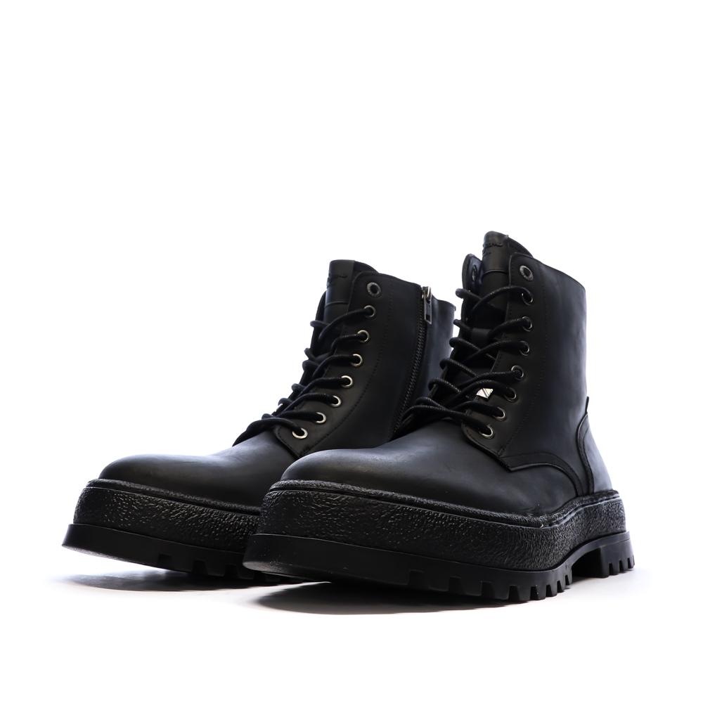 Bottines Noir Homme Pepe jeans Lincoln vue 6