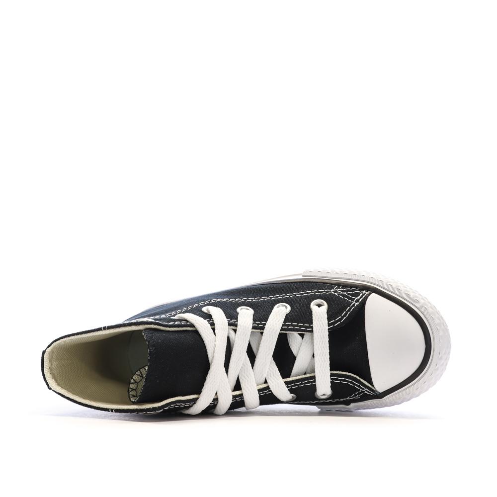 Baskets Noires Fille Converse All Star Eva Lift vue 4