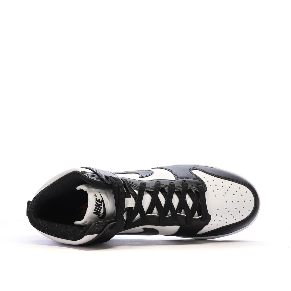 Baskets Blanches/Noires Homme Nike Dunk Hi vue 4