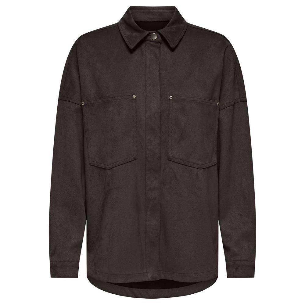 Chemise Marron Femme Only Janine-stina pas cher