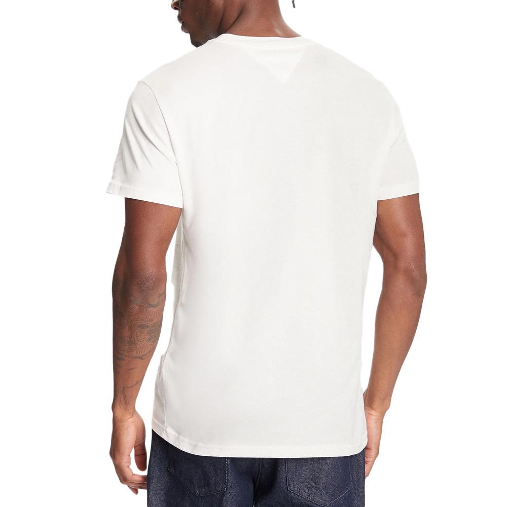 T-shirt Ecru HommeTommy Hilfiger Flag vue 2