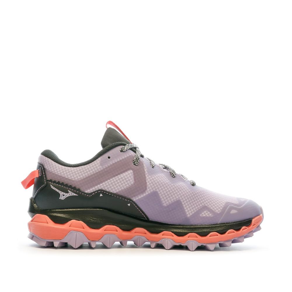 Chaussures de Trail Violette Femme Mizuno Wave Mujin vue 2