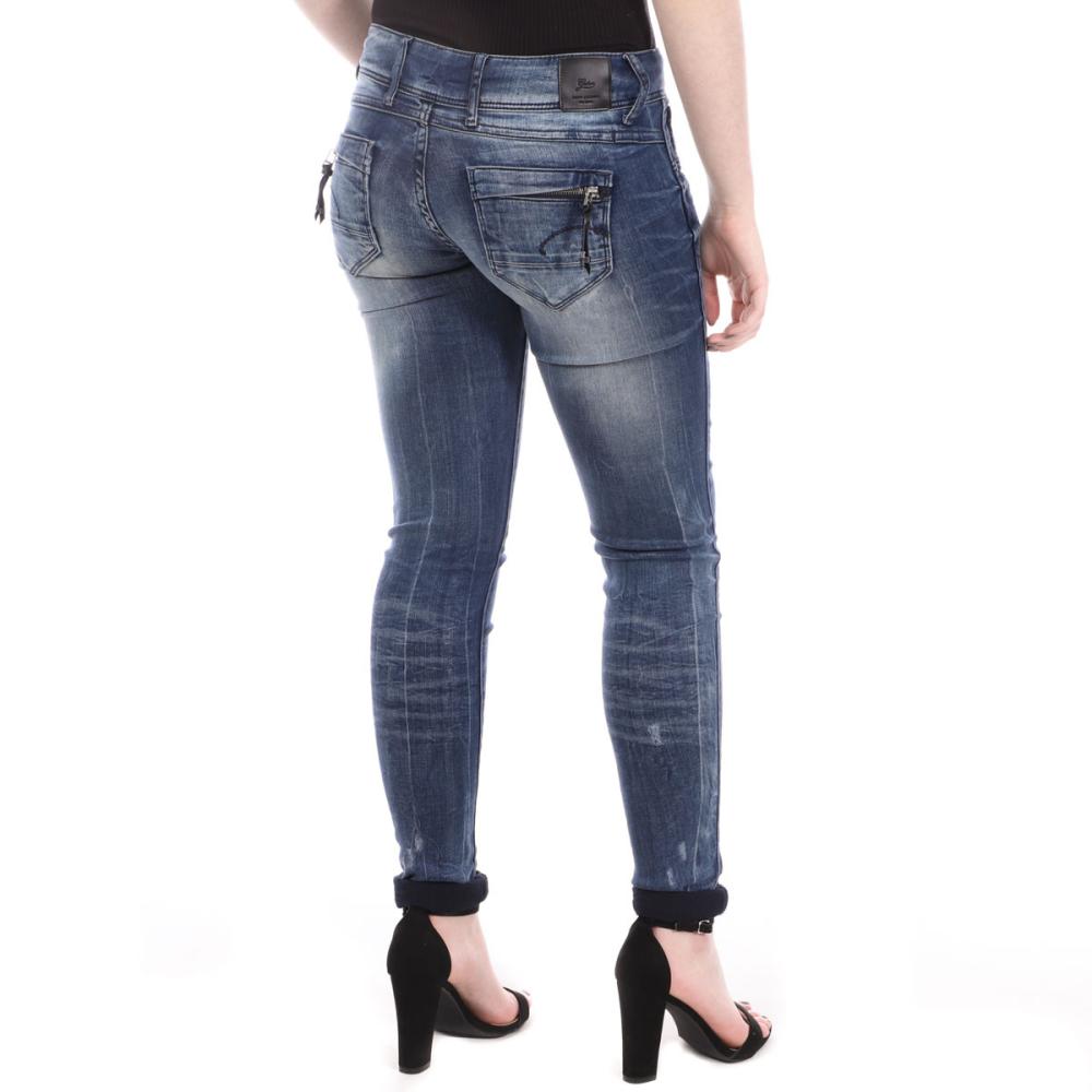 Jean Skinny Bleu Usé Femme G-Star Midge Cody vue 2