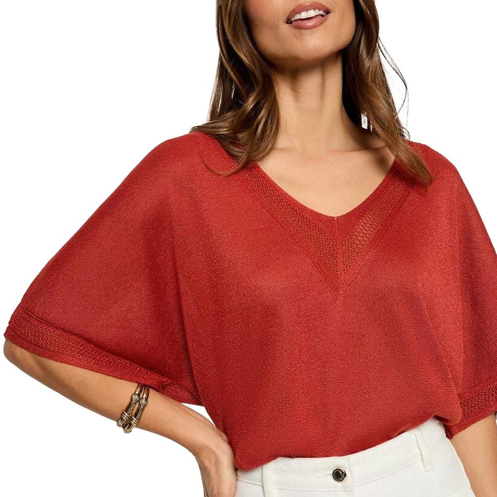 Morgan MCHRIS Women's Bright Red Sweater affordable