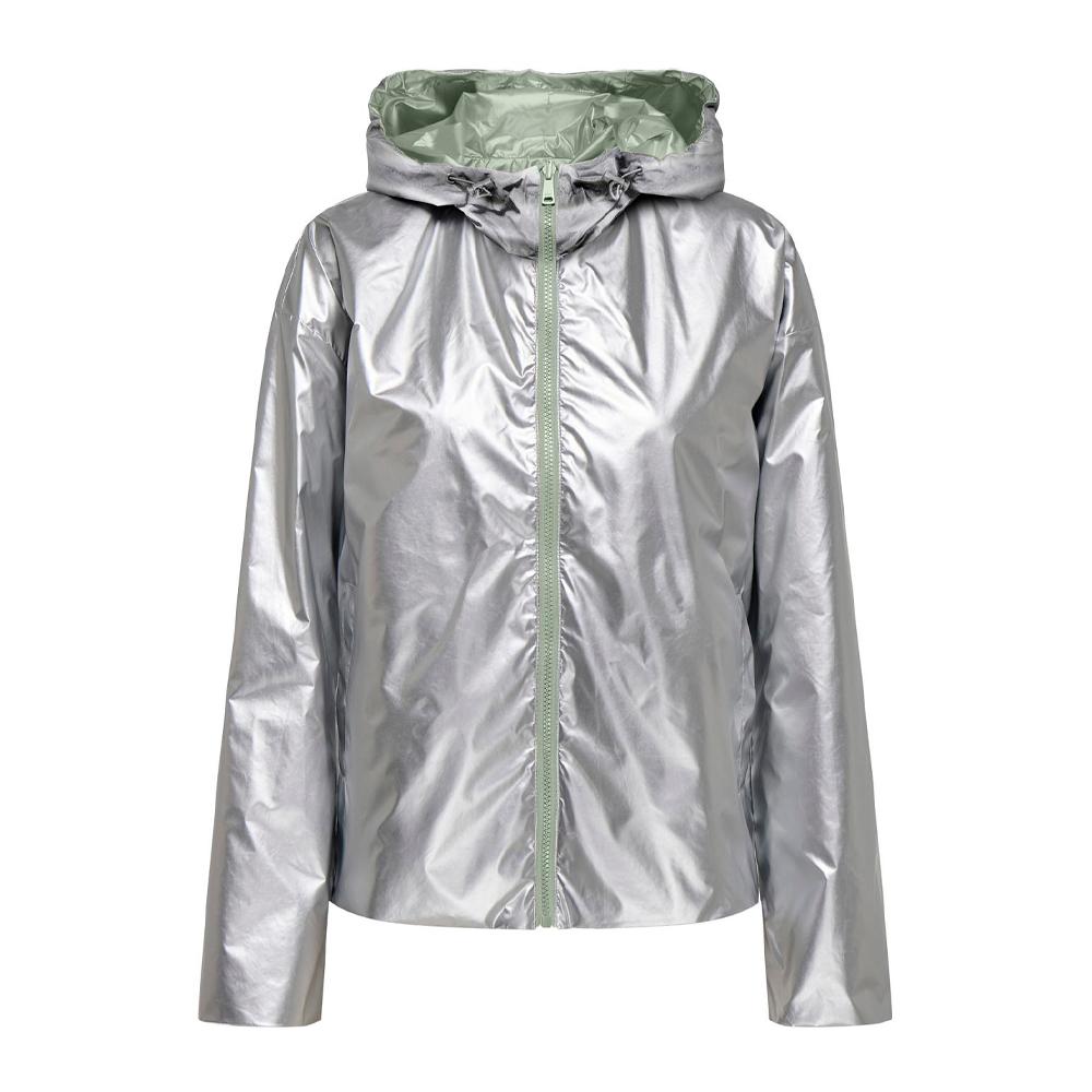 Parka Vert/Argent Femme Only Fry vue 3