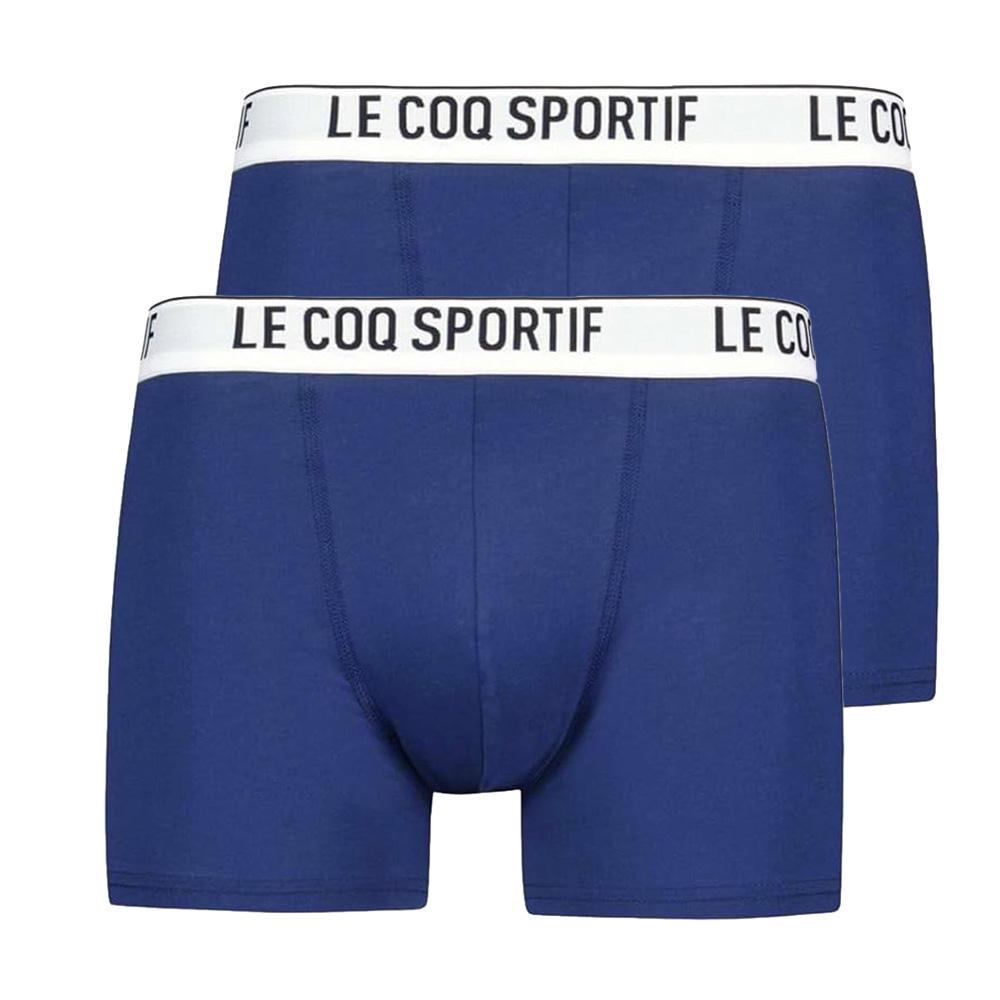 x2 Blue Men's Boxers Le Coq Sportif Camuset affordable