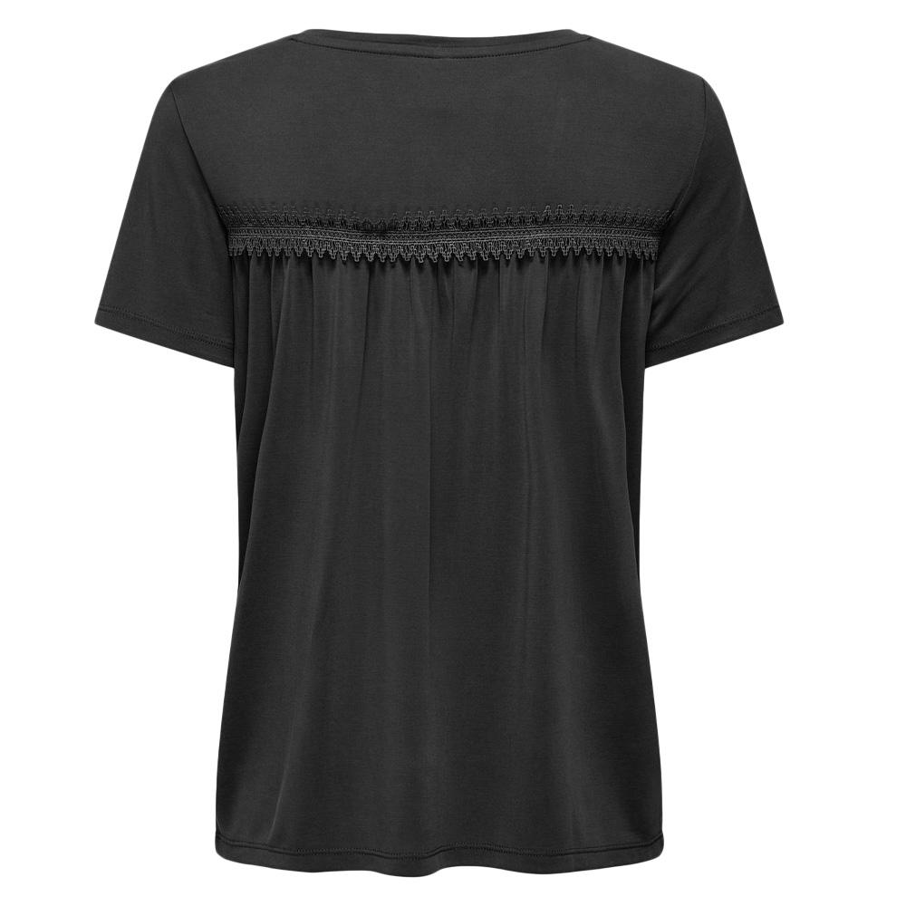 T-Shirt Noir Femme Only Free Life vue 2