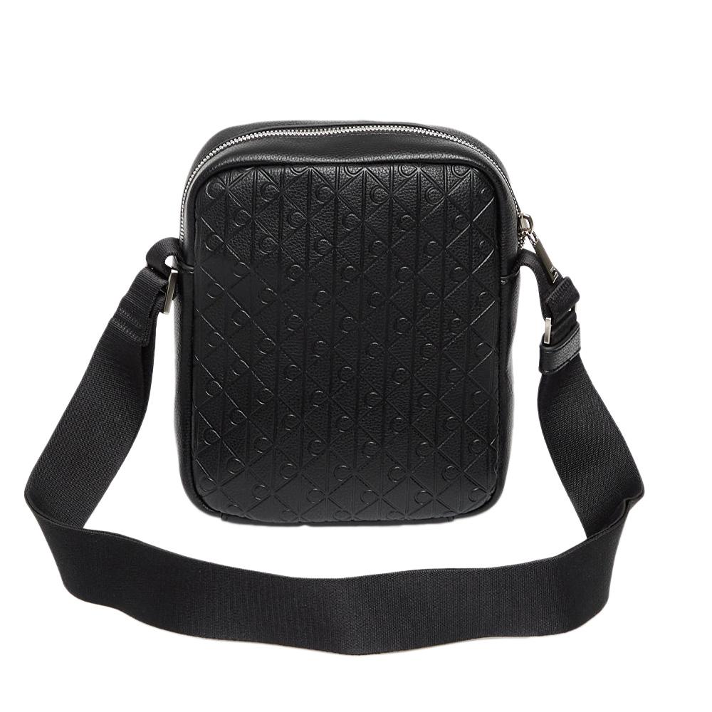 Sacoche Noir Homme Calvin Klein Jeans Emblem Aop Emboss vue 2