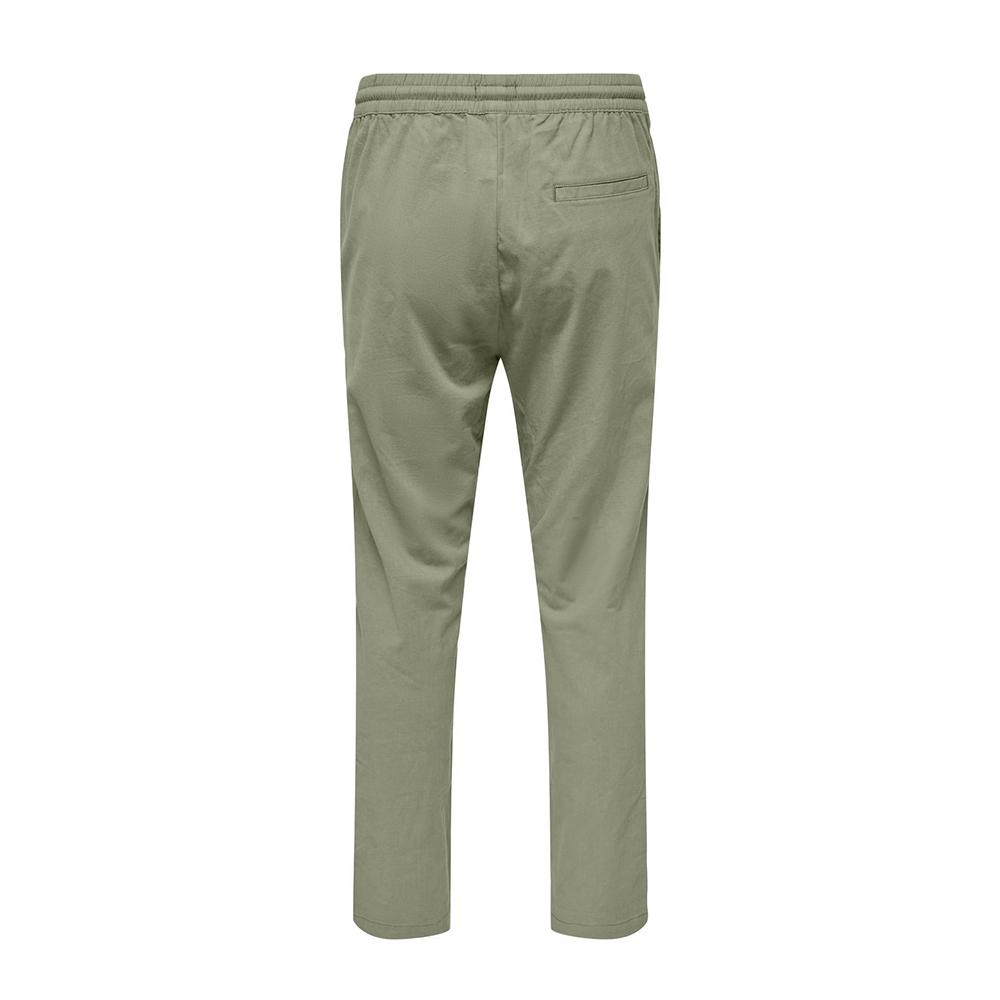 Pantalon fluide Vert Homme Only & Sons Capri vue 2