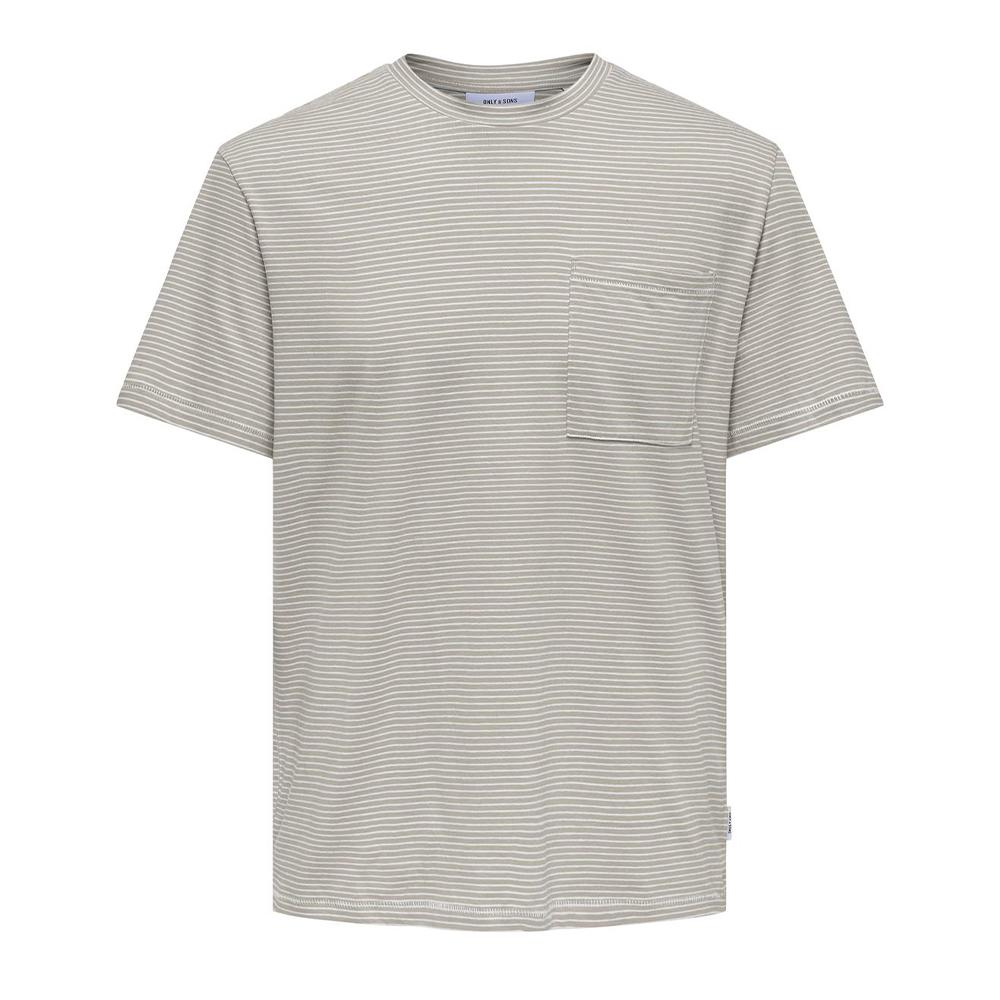 T-shirt Beige Homme Only & Sons Onsbale pas cher