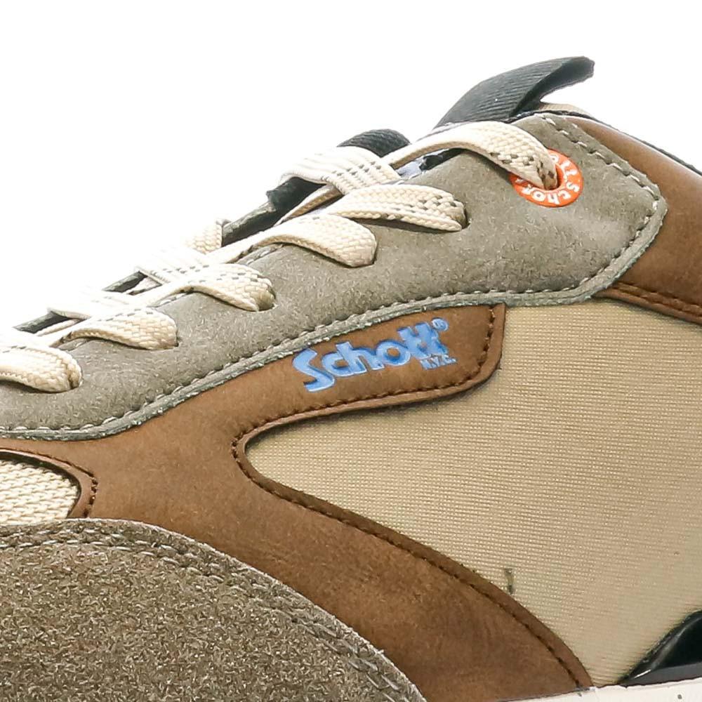 Baskets Marron Homme Schott Ike vue 7