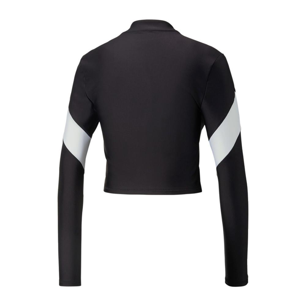 Sweat 1/4 Zip Noir Femme Puma Fit vue 2