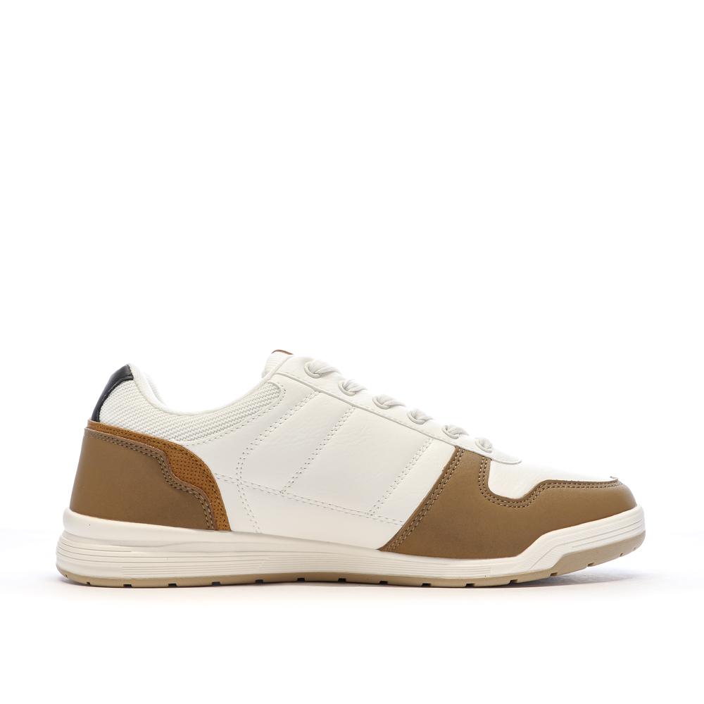 Baskets Blanc/Marron Homme Umbro Slade vue 2
