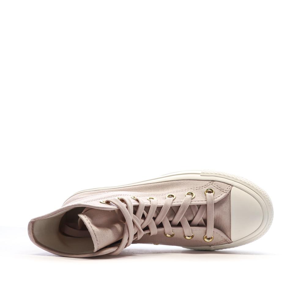 Baskets Mauves Femme Converse Lift Platform Tailored Lines vue 4