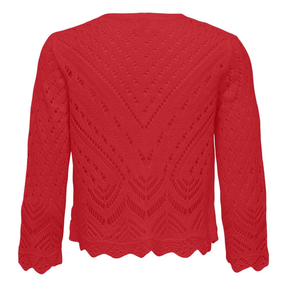 Cardigan Rouge FemmeJDY Sun 3/4 Cropped vue 2