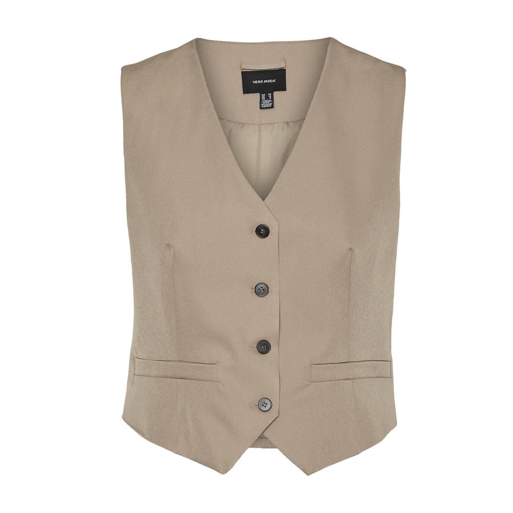 Gilet Beige Femme Vero Moda Raya pas cher