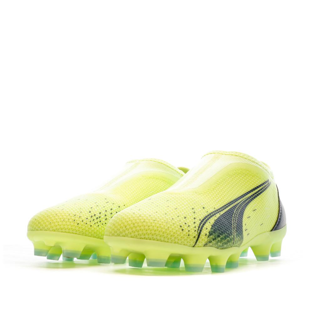Chaussures de football Jaune Garçon Puma Ultra Match vue 6