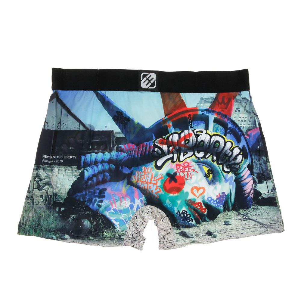 Boxer Noir Homme Freegun Statue Of Liberty vue 2
