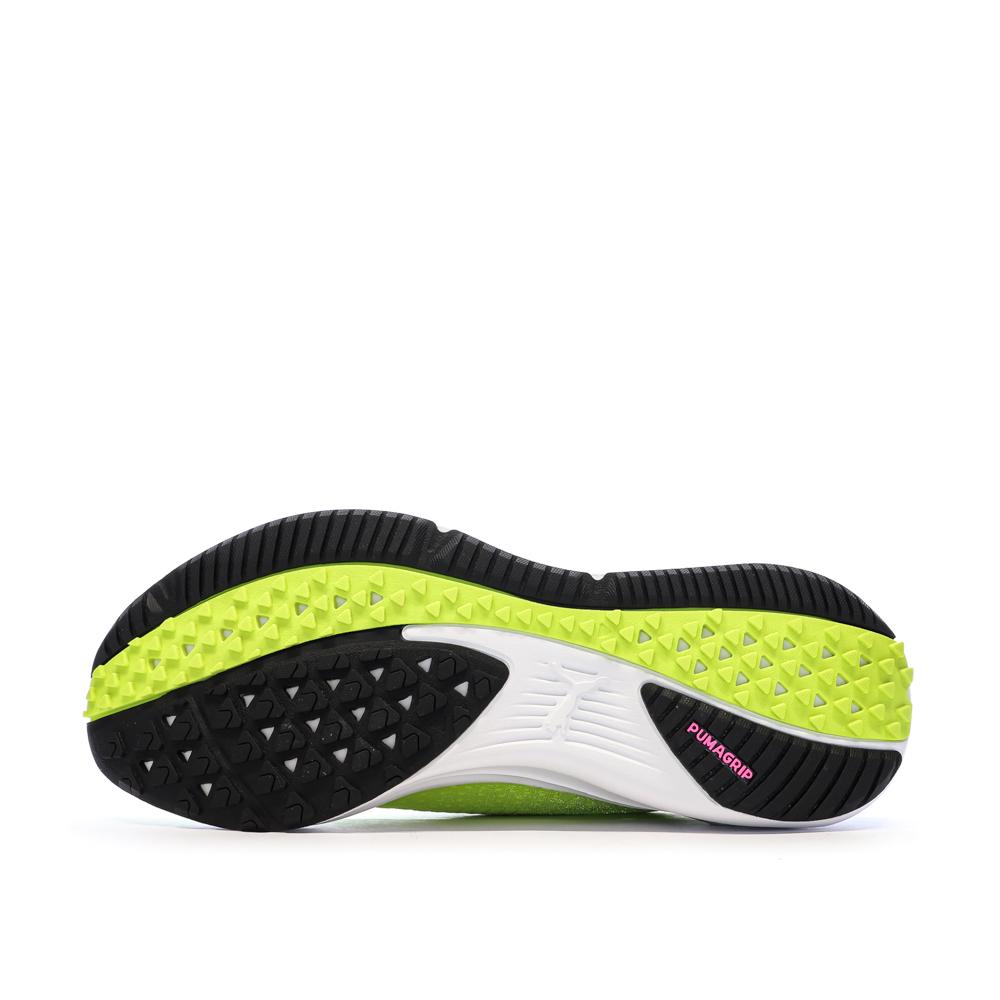 Chaussures de Running Vert Fluo Femme Puma Electrify Nitro 3 vue 5