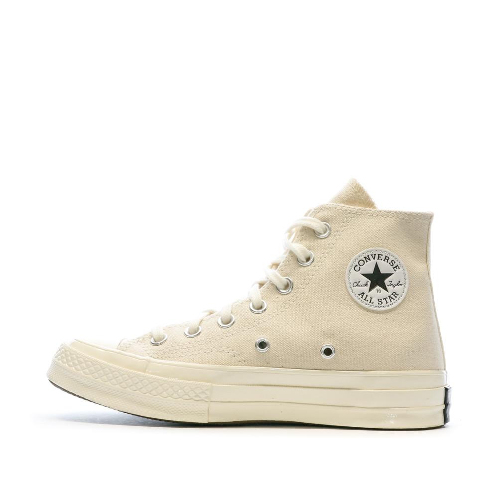 Baskets Écru Homme Converse Chuck 70 Natural pas cher