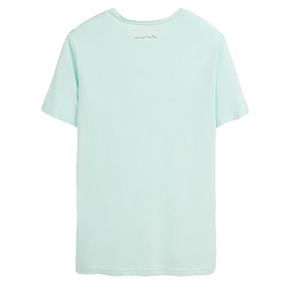 T-shirt Vert Menthe Homme Teddy Smith T-geo vue 2