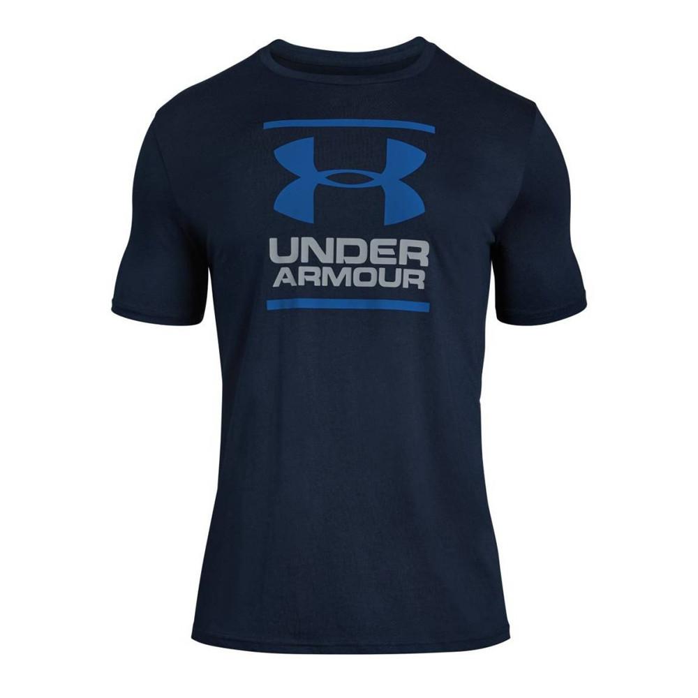 T-shirt bleu marine homme Under Armour GL Foundation SS T pas cher