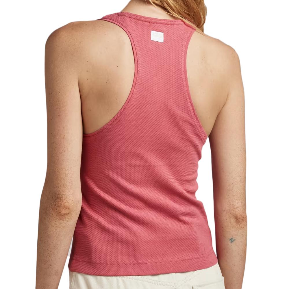 Débardeur Rose Femme G Star Raw Racer Slim vue 2