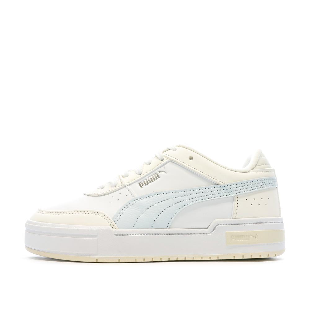 Baskets Blanc/Écru Femme PUMA Pro Sport pas cher