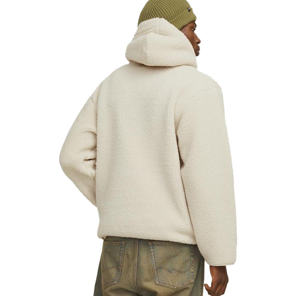 Sweat à Capuche Polaire Ecru Homme Jack & Jones Frederiksberg vue 2