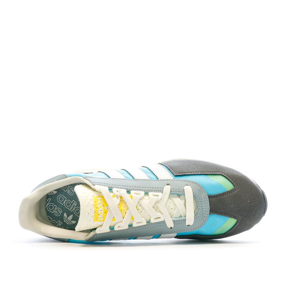 Baskets Grise/Bleu Homme ADIDAS Retropy E5 vue 4