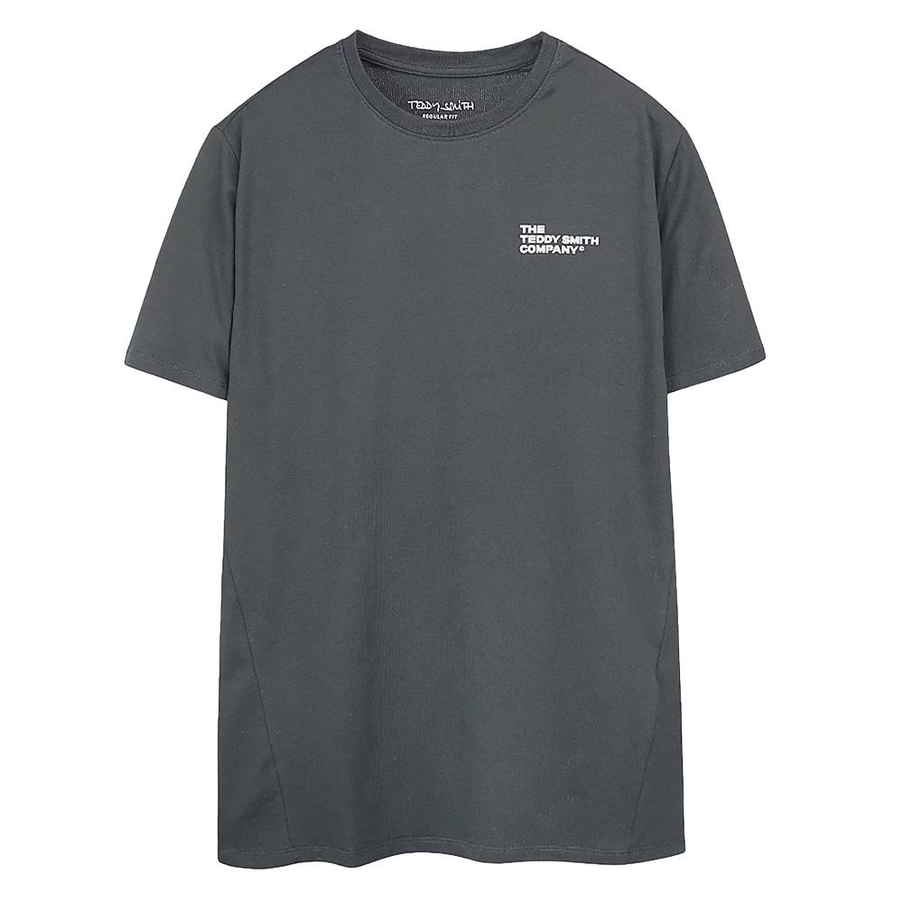 T-Shirt Gris Garçon Teddy Smith Company pas cher
