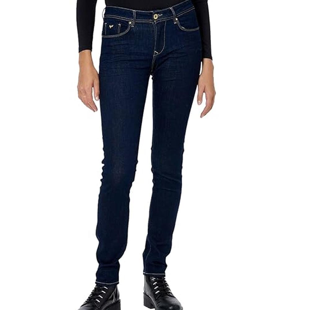 Jean Skinny Bleu Foncé Femme Kaporal LOCKK pas cher