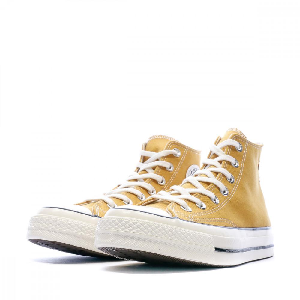 Baskets Jaune Homme Converse Chuck 70's Sunflower vue 6