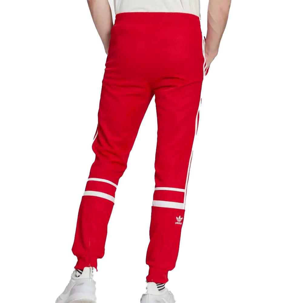 Jogging Rouge Homme Adidas Cutline vue 2