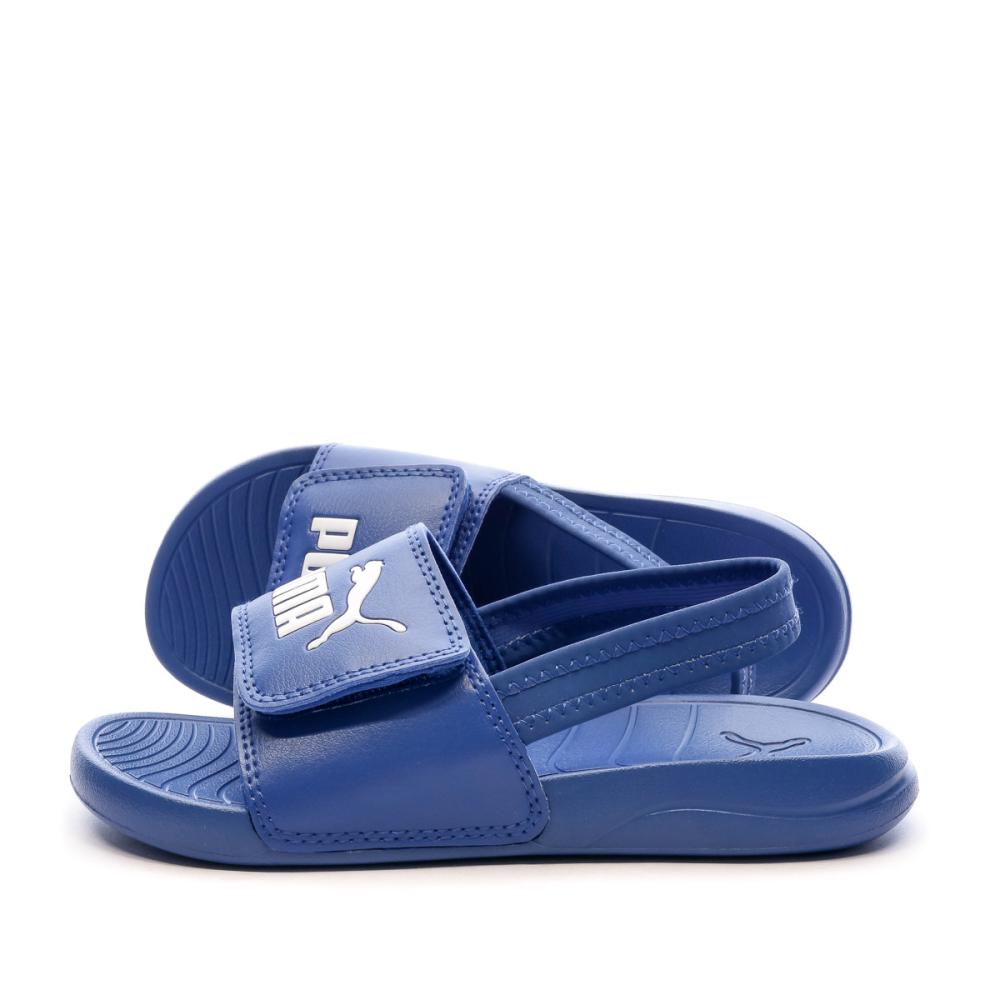 Sandales Bleues Enfant Puma Popcat 20 pas cher