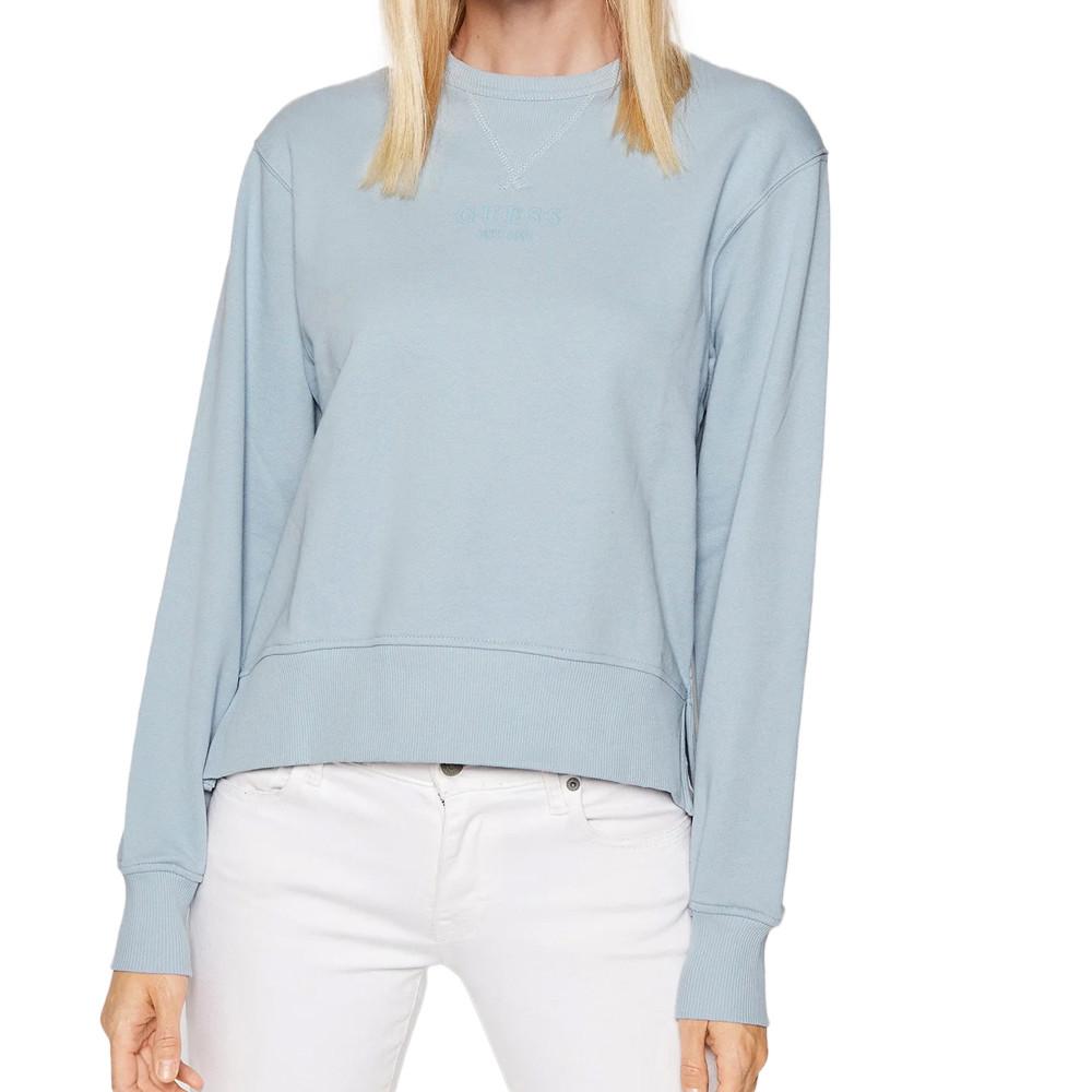 Sweat Bleu Femme Guess pas cher