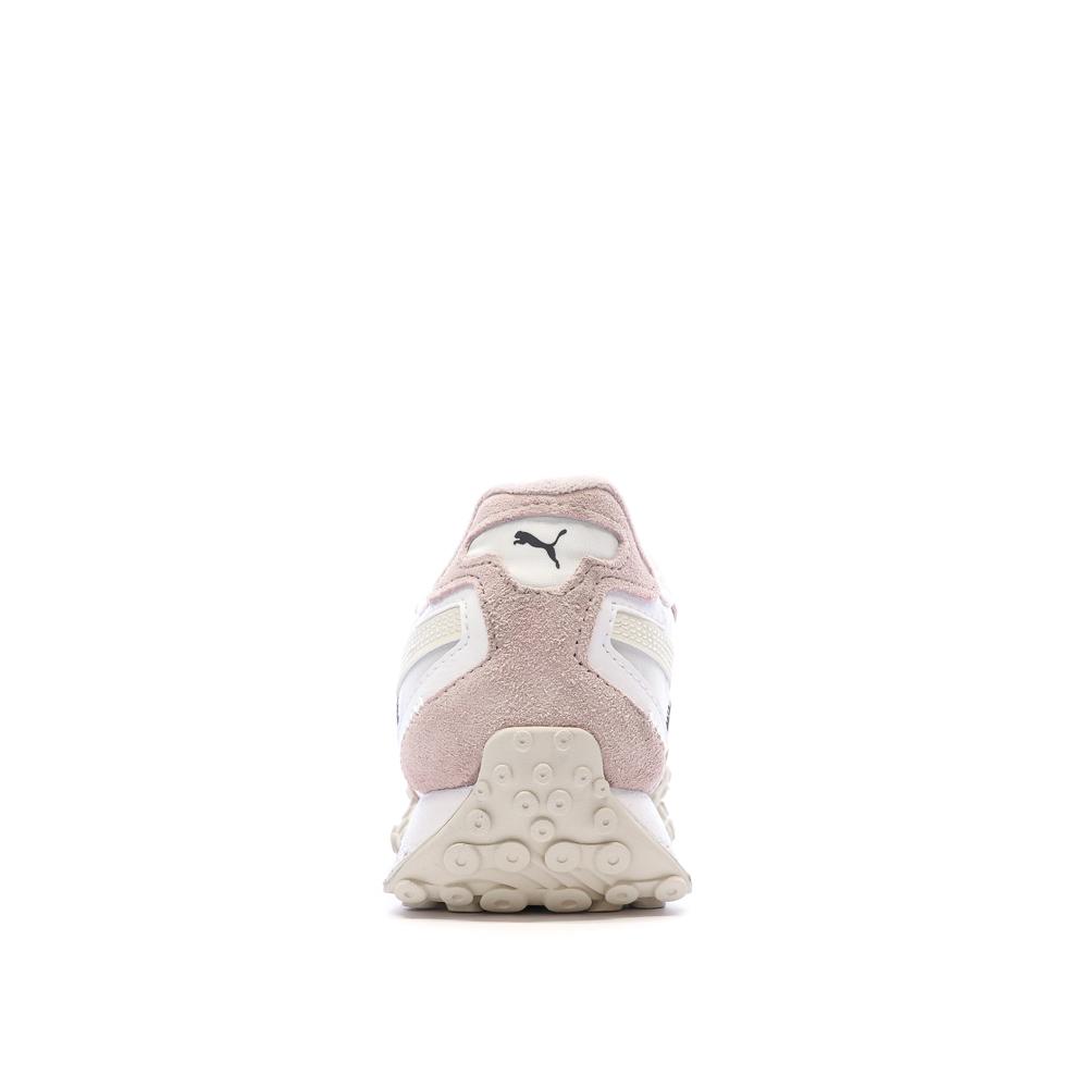 Baskets Roses/Blanches Femme Puma Blktop vue 3