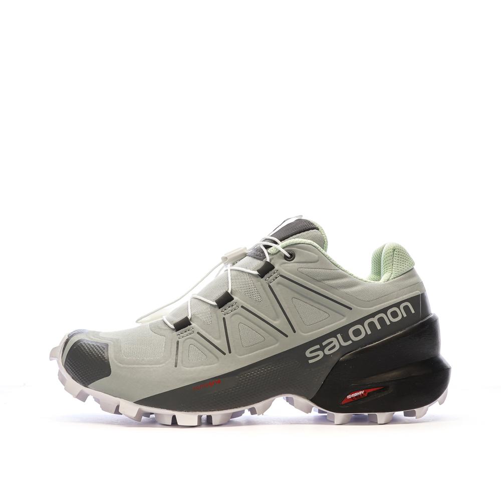 Chaussures de randonnées Grise Femme Salomon Speedcross pas cher