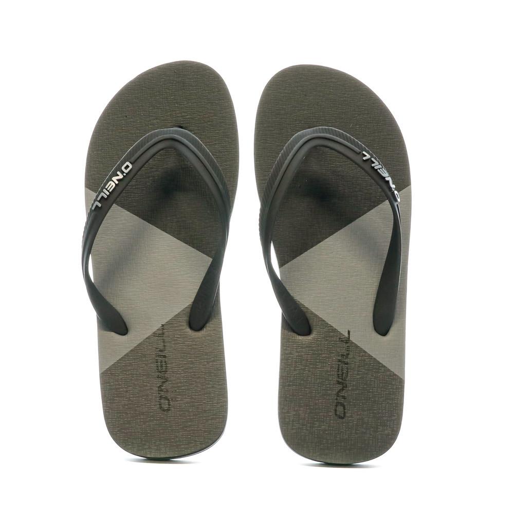 Tongs Noir/Gris Homme O'Neill Profile Color Block vue 3