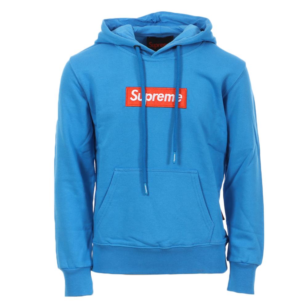 Sweat à capuche Bleu Homme Supreme Grip Diego pas cher