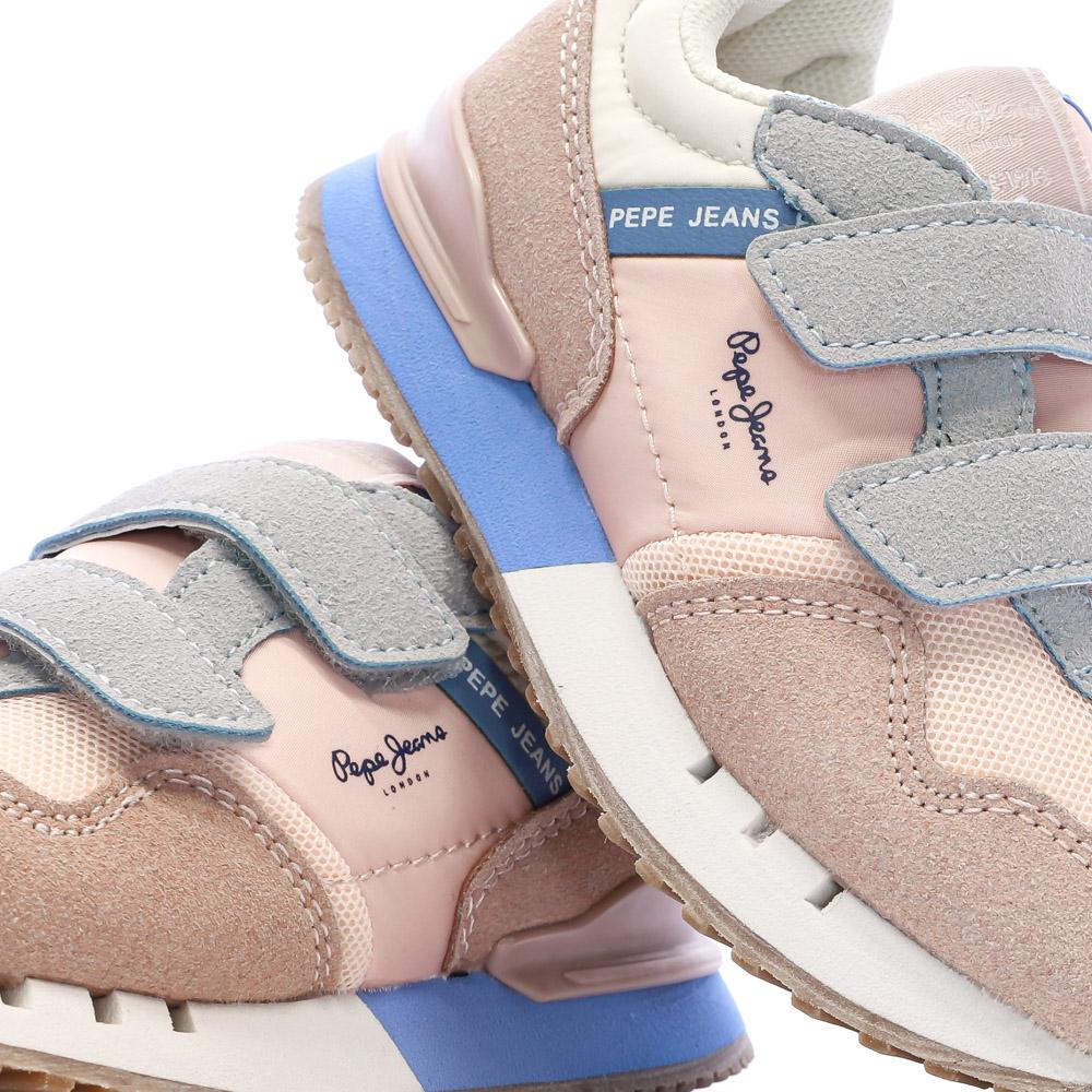 Pink/Blue Girls’ Trainers – Pepe Jeans London Band Photo of the Espace des Marques %store% store - view of %key%
