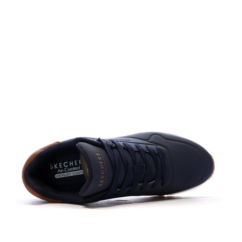 Baskets Marines Homme Skechers Uno/Suited On Air vue 4