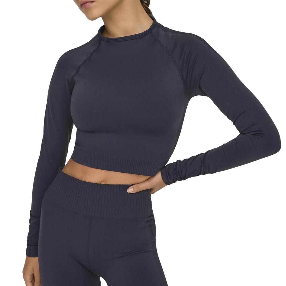 Top de sport Gris Foncé Femme Only Jiji Seam pas cher