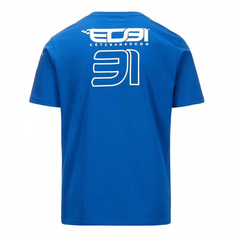 T-shirt Bleu Homme Kappa Ardlo vue 2
