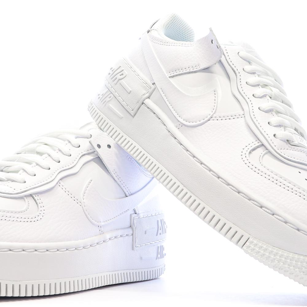 Air Force 1 Baskets Blanches Femme Nike Shadow vue 7