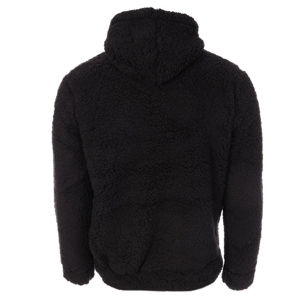 Sweat Sherpa Noir Homme Paname Brothers Full Zip vue 2