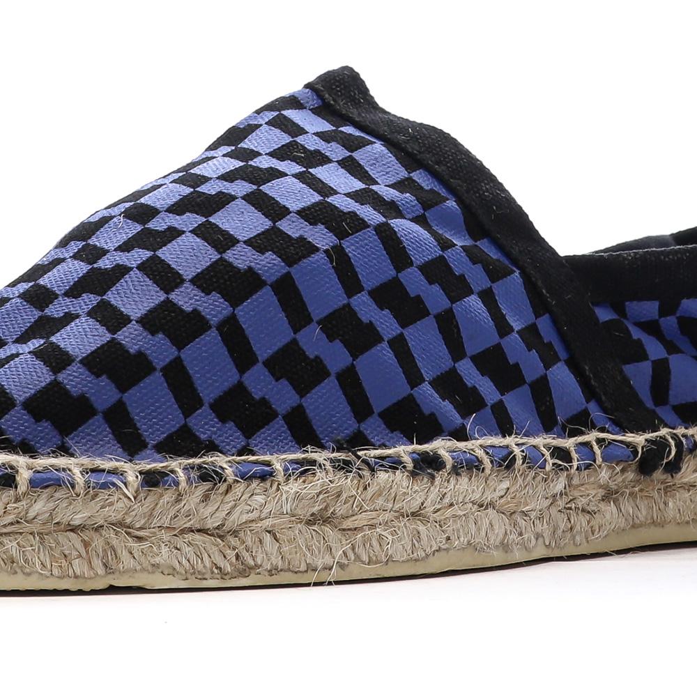 Espadrilles Damier Bleu/Noir Homme Ushuaia Dimitri vue 7