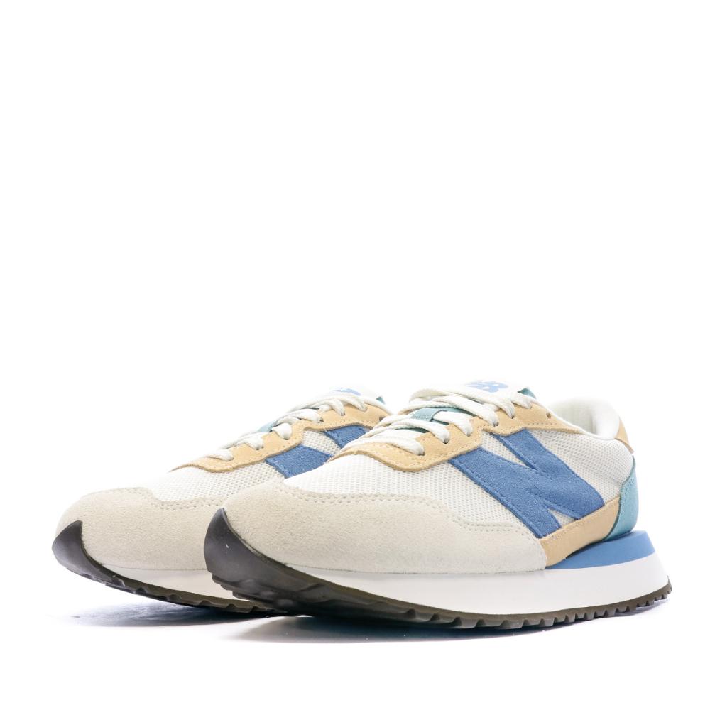 WS237 Baskets Beige/Bleu Femme New Balance vue 6