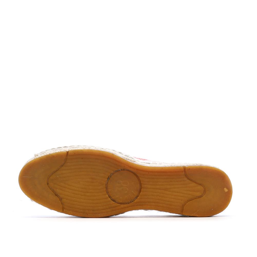 Weiße/rote Espadrilles für Damen von Pare Gabia Aduna Ansicht 5