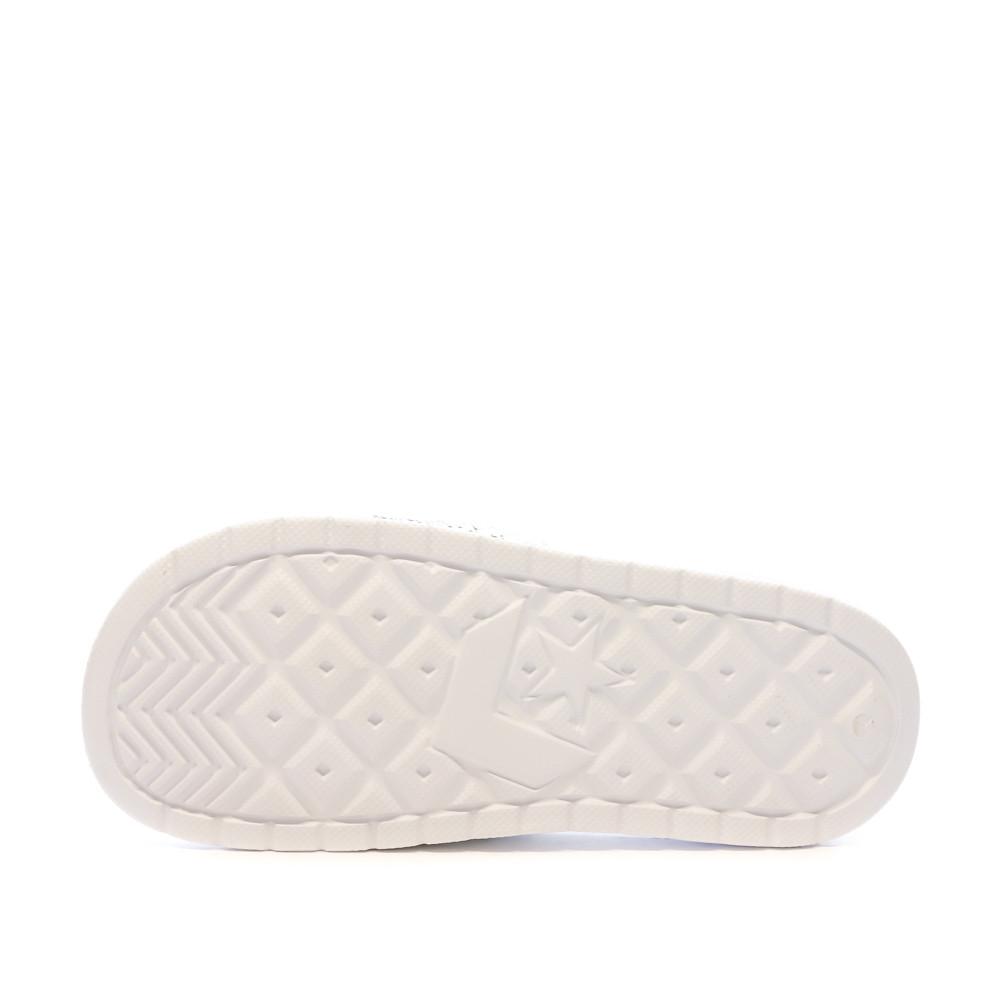 Claquettes Blanches à Motifs Homme Converse All Star Slide vue 3